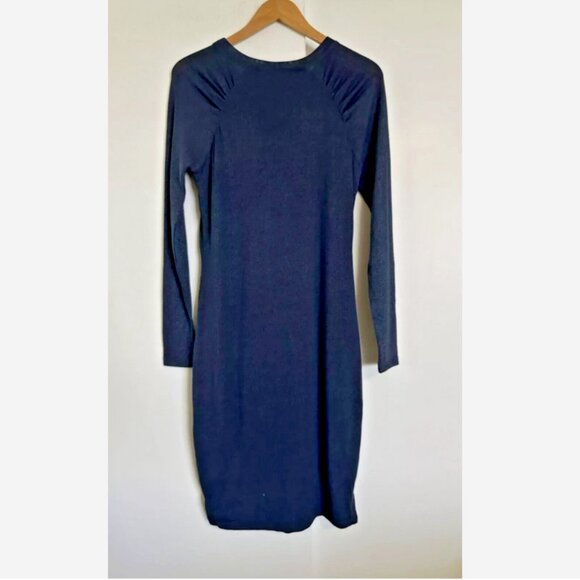 MOTHERHOOD Maternity Teal Blue Dress NWT Small - Picture 4 of 6